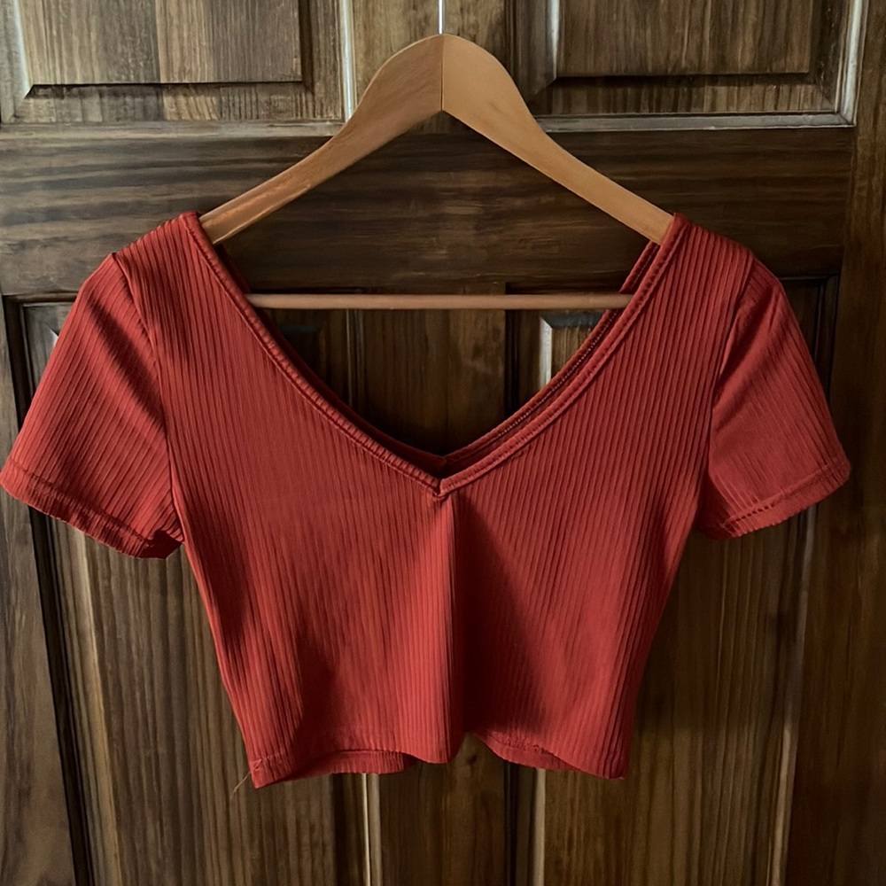 Romwe Ribbed Top - Picture 2 of 5